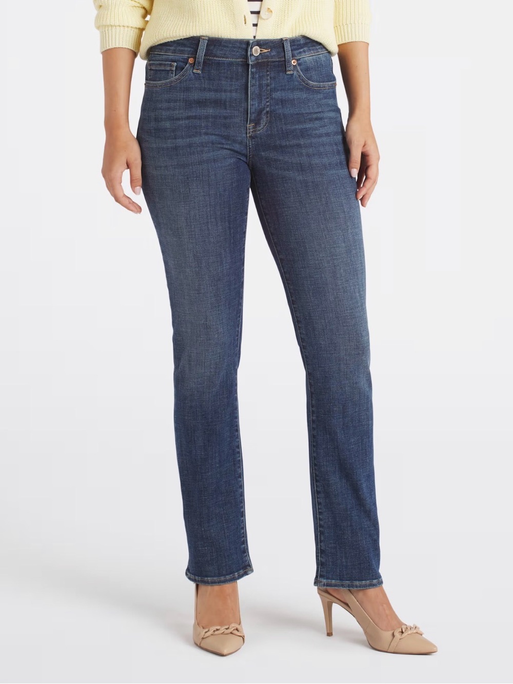 COSMIC BLUE LOVE Ellie Straight Leg Jean - Size 32